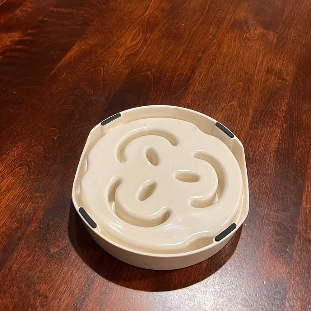 Slow eater, dog bowl/feeder